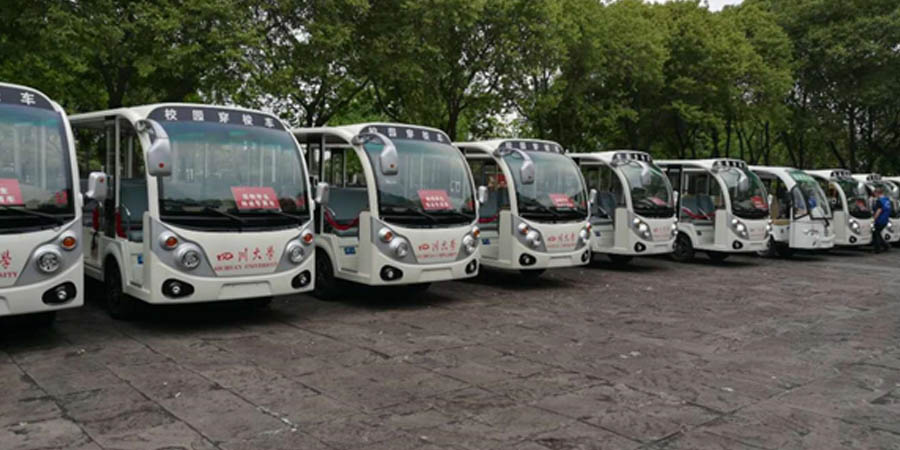 四川大學(xué)觀光車(chē)客戶(hù)案例圖片